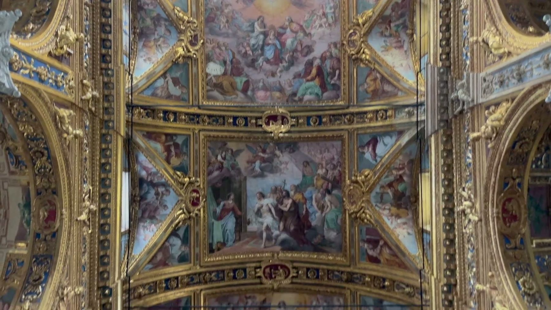 Travelers visiting a historic European site